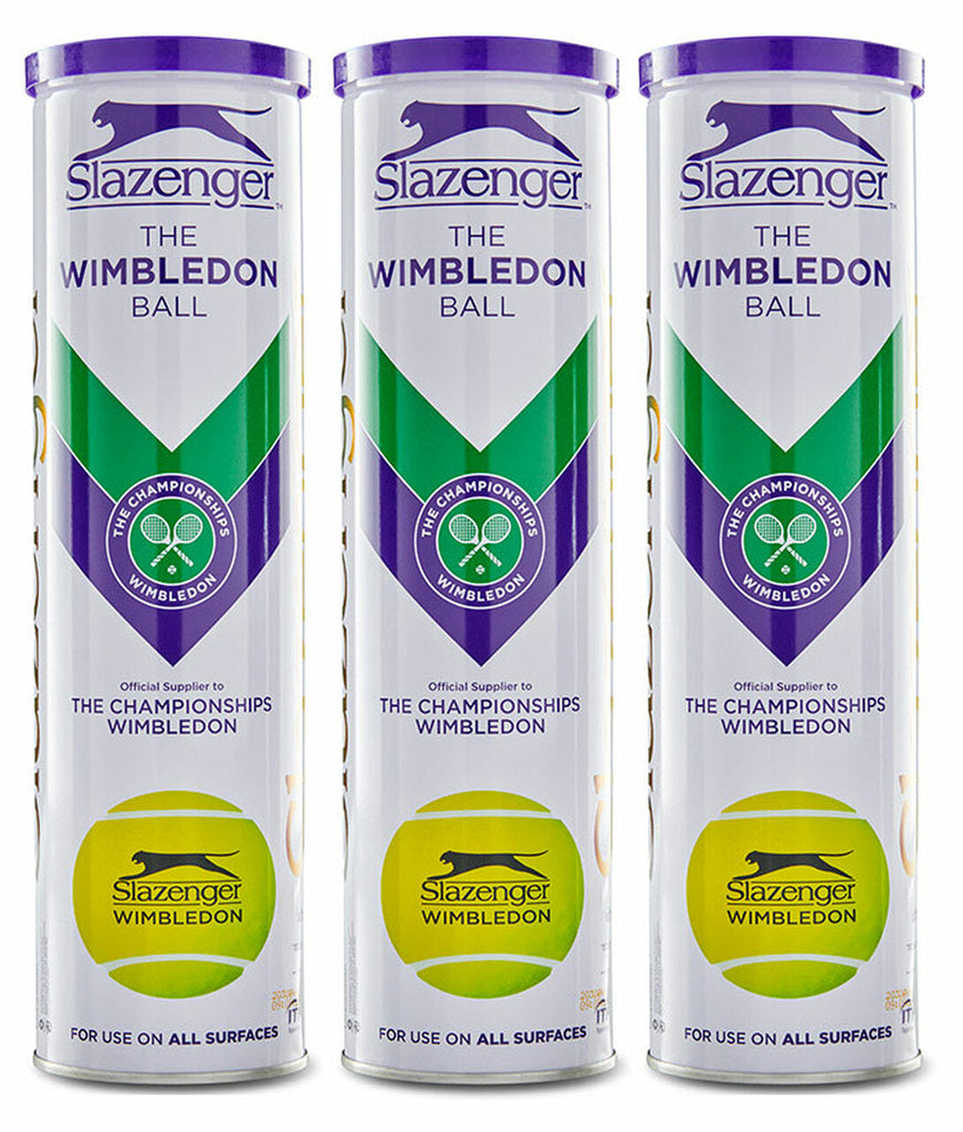 The Slazenger Wimbledon Tennis Ball has been used on the grass courts of the All England Club since 1902 and remains the official ball of Wimbledon.  Slazenger has created the world's ultimate performance tennis ball with several key technologies.