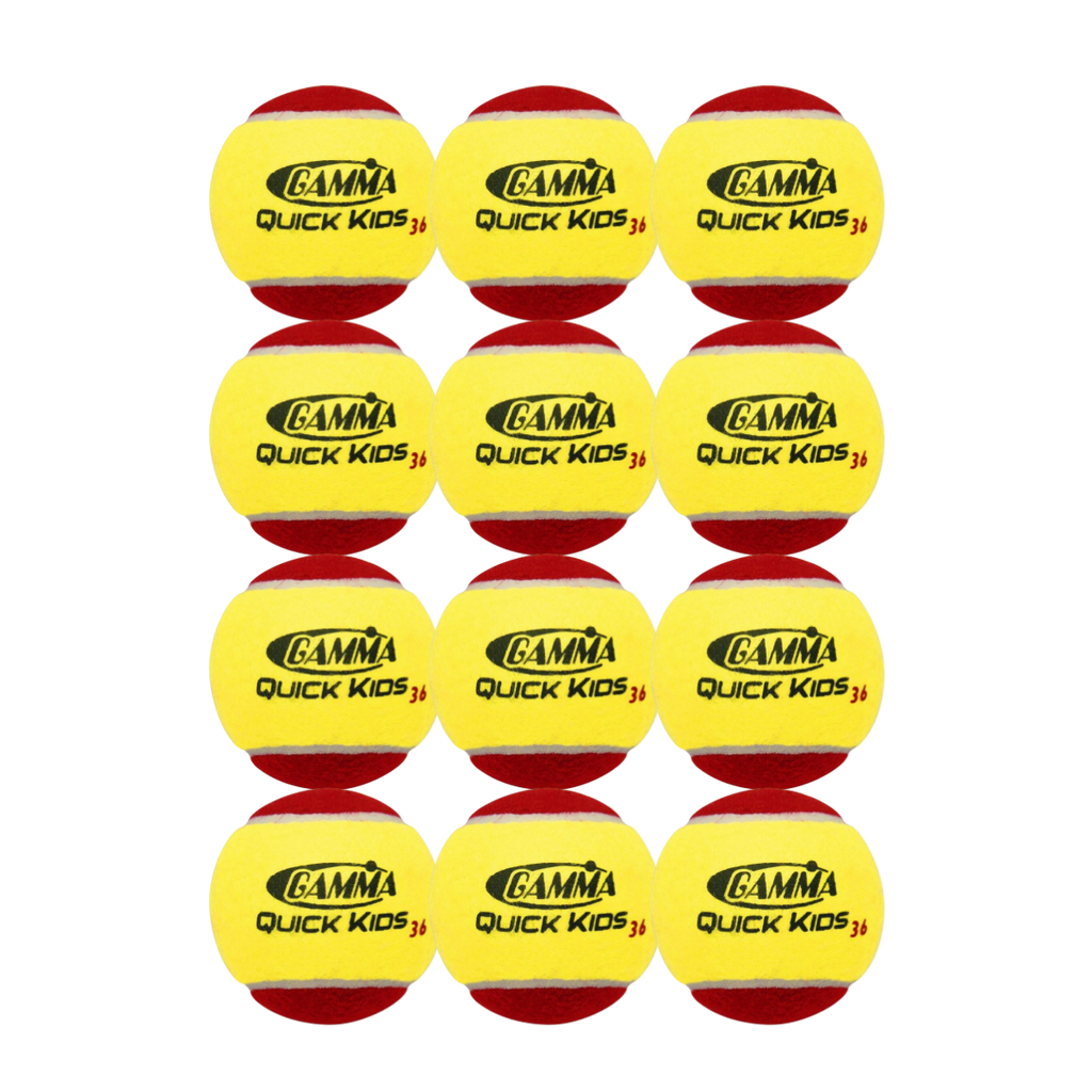 Gamma Quick Kids 36 Tennis Ball (12 Balls)